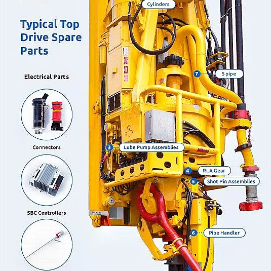 Assy Piston, OEM Ref No: 30829-HS, digunakan untuk Nov Top Drive